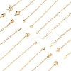 304 Stainless Steel Link Chain Bracelets for Women BJEW-D359-11G-6