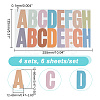 Colorful Vinyl Letter Waterproof Decorative Stickers DIY-WH0349-117B-2
