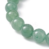 Natural Green Aventurine & Synthetic Hematite Beaded Stretch Bracelet BJEW-JB09760-02-4