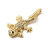 Brass Micro Pave Cubic Zirconia Pendants KK-I360-046G-2