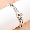 304 Stainless Steel Link Bracelets LS-BJEW-D379-19P-5