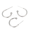 Tarnish Resistant 304 Stainless Steel Earring Hooks STAS-K211-01P-A-1