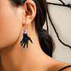 Halloween Cartoon Acrylic Hand Dangle Earrings for Women QK1762-3-1