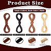 8 Bundles 4 Colors Flat Faux Suede Cord LW-CL0001-03A-2