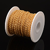 Ion Plating(IP) 304 Stainless Steel Textured Cable Chains CHS-H007-46G-2