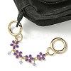 Zinc Alloy Spring Gate Rings Bag Extension Chains AJEW-BA00142-05-3