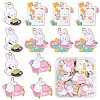 20Pcs 4 Style Cartoon Alloy Enamel Pendants ENAM-SZ0003-29-1