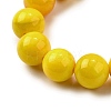 Natural Dyed Marble Beads Strands G-D315-A01-04-6mm-4