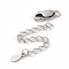 925 Sterling Silver Chain Extenders STER-D036-31AS-2