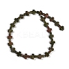 Natural Unakite Beads Strands G-I369-A08-02-3