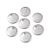 Tarnish Resistant 201 Stainless Steel Stamping Blank Tag Pendants STAS-Q025-1-1