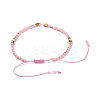 Adjustable Nylon Thread Braided Beads Bracelets BJEW-JB04379-03-3