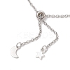 Natural Cultured Freshwater Pearl Slider Bracelets BJEW-JB13239-4
