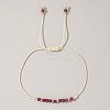 Natural Birthstone Braided Bead Bracelets for Women X-VA8051-7-1