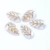 Transparent Glass Pendants GLAA-H016-08H-9-2
