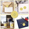 34 Sheets Self Adhesive Gold Foil Embossed Stickers DIY-WH0509-018-4