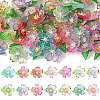 70Pcs Transparent Acrylic Pendants PALLOY-FS00050-1