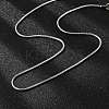 Tarnish Resistant 304 Stainless Steel Snake Chain Necklaces STAS-M174-017P-3