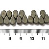 Natural Pyrite Beads Strands G-B064-B52-5