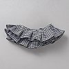 10 Yards Polyester Ruffled Pleated Tartan Lace Ribbon OCOR-WH0091-91D-2