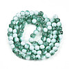 Transparent Baking Paint Glass Beads Strands DGLA-N009-10mm-06-3