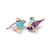 Alloy Enamel Pendants X-ENAM-R149-08B-G-2