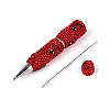 Resin & Polymer Clay Pave Rhinestone Ball-Point Pen AJEW-T013-04M-4