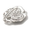 Brass Micro Pave Cubic Zirconia Pendants KK-U038-22P-2
