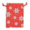 Christmas Themed Burlap Packing Pouches ABAG-L007-01A-03-2