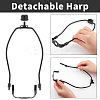 Alloy Lamp Shade Harp Holder FIND-WH0110-374-4