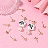 SHEGRACE Brass Stud Earring Findings XGR0023G-34G-4