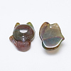 Natural Indian Agate Pendants G-T122-16A-2