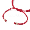 Polyester Braided Bead Bracelet Making AJEW-JB01250-01-3