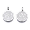 Non-Tarnish 304 Stainless Steel Charms STAS-N097-224-1