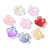 50Pcs Baking Paint Glass Bead Caps GLAA-FP0001-21-1