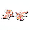 Printed Wood Pendants WOOD-T032-04Q-2