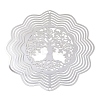 201 Stainless Steel 3D Rotating Hanging Wind Spinner STAS-B122-01P-08-1