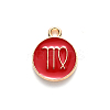Alloy Enamel Pendants ENAM-S124-01A-07B-2