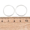 925 Sterling Silver Huggie Hoop Earrings EJEW-C179-05B-S-5