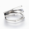 Tarnish Resistant 304 Stainless Steel Wide Band Finger Rings RJEW-E153-02P-17mm-2