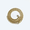 304 Stainless Steel Herringbone Chain Necklaces LS-NJEW-P282-04G-1