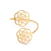 304 Stainless Steel Open Rings for Women LS-RJEW-S240-02G-2