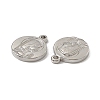 Non-Tarnish 201 Stainless Steel Pendants STAS-J401-VC620-3