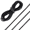 Flat Leather Craft Shoemaker Cord with Metal Rivet AJEW-WH0561-08B-1