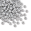 Imitation Jade Glass Seed Beads SEED-Q038-01G-1