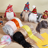10Pcs 10 Colors Artificial Wool Fabric DIY-GA0008-83-4