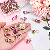 36Pcs 12 Styles Alloy Glass European Dangle Charms PALLOY-PH01787-4