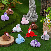 28Pcs 7 Colors Wool Felt Ball AJEW-SC0031-37C-4