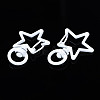 Spray Painted Eco-Friendly Alloy Swivel Snap Hooks Clasps PALLOY-T080-14M-NR-3