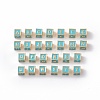 Rack Plating Brass Enamel Beads KK-B060-04G-06-1